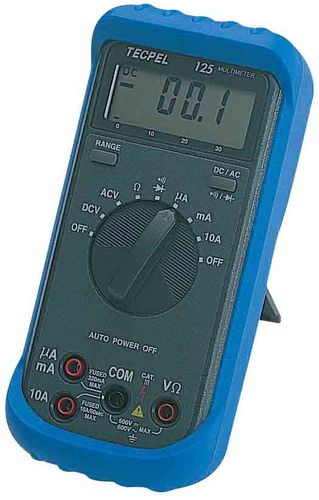 Multimètre numérique - DMM-125   - Tecpel  Co., Ltd. - portable / 600 V / 10 A
