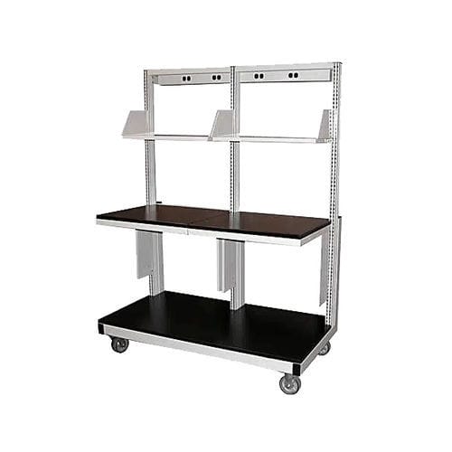 Chariot de laboratoire - ALPHA - Kewaunee Scientific Corporation - à étagères / à roulettes