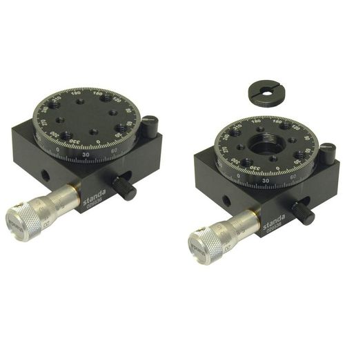 Platine de positionnement rotative - 7R7 series - Standa - manuelle / 1 axe / miniature