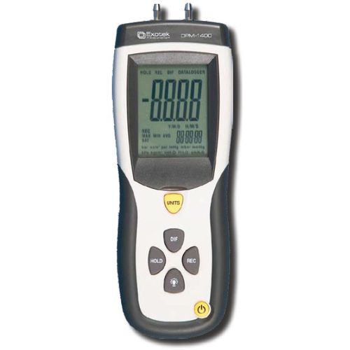 Appareil de mesure de pression - DPM-1400 - Exotek Instruments - différentiel / numérique / portable