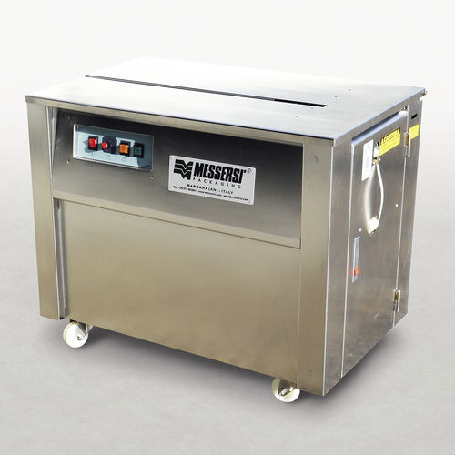 Cercleuse semi-automatique - M1 - MESSERSI' PACKAGING - pour carton / pour produits alimentaires / pour feuillards en polypropylène