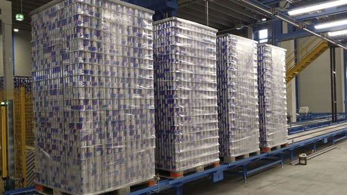 Cercleuse automatique - MESSERSI' PACKAGING - de canettes / de boisson / pour l'industrie de la mise en bouteille