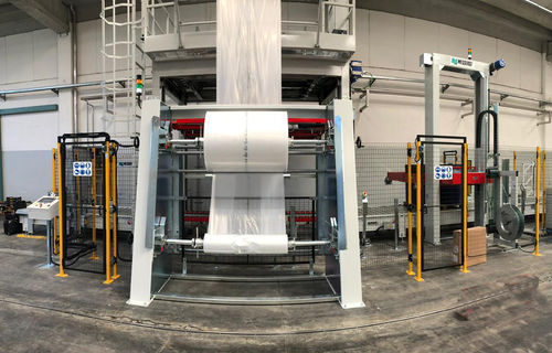 Ligne de conditionnement pour l'industrie agroalimentaire - MESSERSI' PACKAGING - pour film étirable / automatique