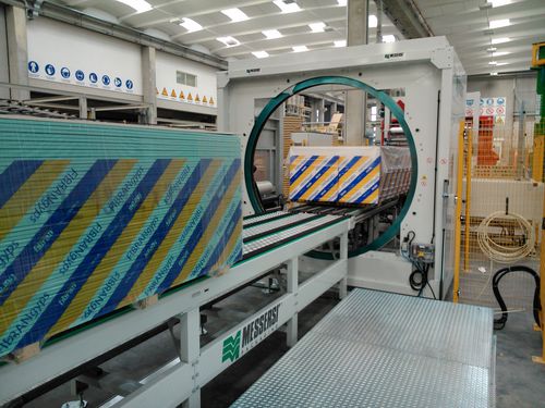 Ligne de conditionnement pour bâtiment - MESSERSI' PACKAGING - pour matériau de construction / pour multi produits