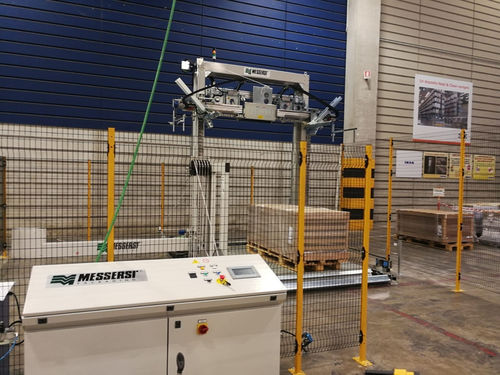 Cercleuse automatique - VR80  - MESSERSI' PACKAGING - pour bois / pour l'industrie du bois / verticale