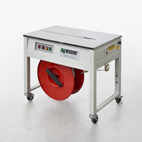 Cercleuse semi-automatique - M1 - MESSERSI' PACKAGING - pour carton / pour feuillards en polypropylène / 220V monophasé