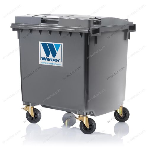 Conteneur à déchets en HDPE - MGB 1100 L FL - Weber GmbH & Co. KG Abfallbehaelter & Container - pour déchets urbains / pour déchets ménagers / pour papier