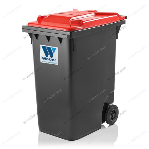 Conteneur à déchets en HDPE - MGB 360 L - Weber GmbH & Co. KG Abfallbehaelter & Container - à chargement vertical / pour déchets ménagers / à déchets organiques