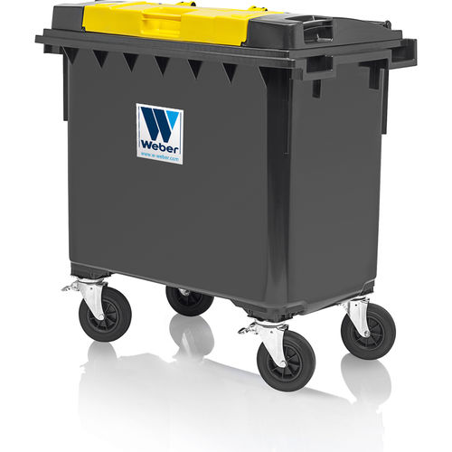 Conteneur à déchets en HDPE - MGB 660 L FL LIL - Weber GmbH & Co. KG Abfallbehaelter & Container - pour déchets urbains / pour déchets ménagers / pour papier