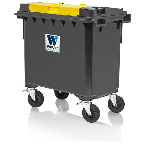 Conteneur à déchets en HDPE - MGB 770 L FL LIL - Weber GmbH & Co. KG Abfallbehaelter & Container - pour déchets urbains / pour déchets ménagers / pour papier