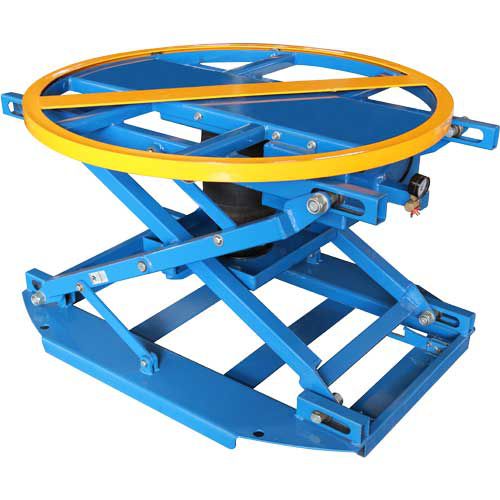 Table élévatrice tournante - LPSL-AIR - Lift Products - à ciseaux / pneumatique / stationnaire