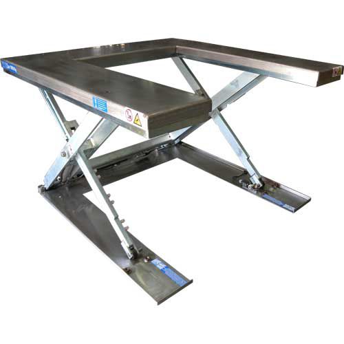 Table élévatrice à ciseaux - LPBLU-SG series - Lift Products - électrique / manuelle / stationnaire