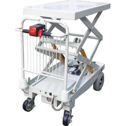 Table élévatrice à doubles ciseaux - JRMC-ELT series - Lift Products - électrique / mobile