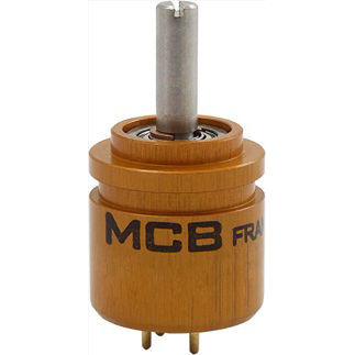 Potentiomètre monotour - PP12 SR series - Vishay MCB industrie - manuel / analogique / à plastique conducteur