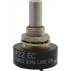 Potentiomètre monotour - PP22S series  - Vishay MCB industrie - manuel / analogique / à plastique conducteur
