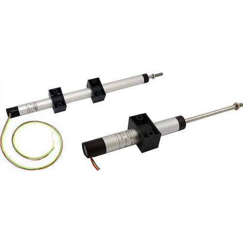 Capteur de position linéaire - RP12 series - Vishay MCB industrie - à potentiomètre à plastique conducteur / analogique / en acier inoxydable