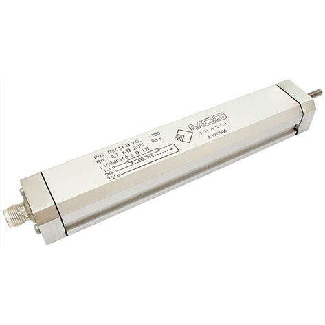 Capteur de position linéaire - RH28 - Vishay MCB industrie - à potentiomètre à plastique conducteur / analogique / de métal