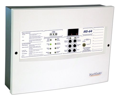 Panneau de commande d'alarme incendie - MS-64 series - MAVILI ELEKTRONIK - à zone conventionnel