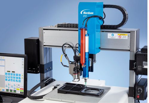 Robot cartésien - PROX  - Nordson EFD - 3 axes / pour distribution / pour l'industrie électronique