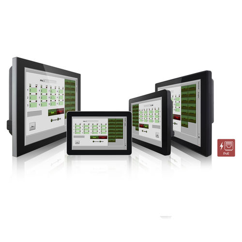 Moniteur avec écran tactile - W10L100-PCHx-PoE, R10L100-PCxx-PoE series - Winmate, Inc. - industriel / pour point de vente / de vidéosurveillance
