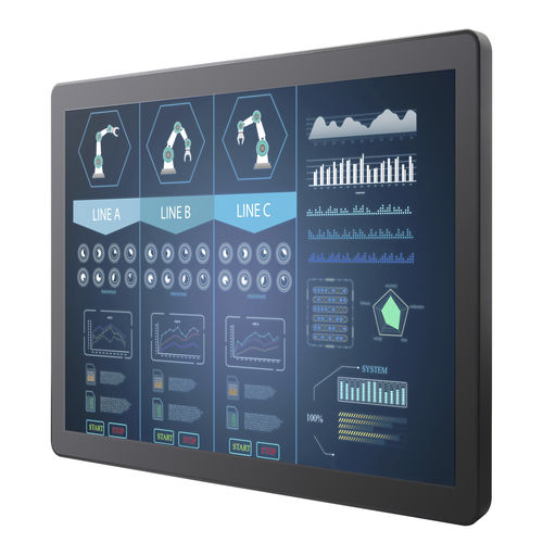 Moniteur TFT - R19L100-GCM1  - Winmate, Inc. - à technologie capacitive projetée / industriel / pour point de vente