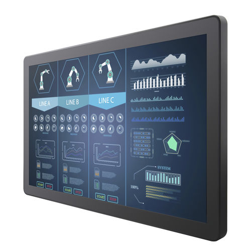Moniteur TFT - W22L100-GCA3 - Winmate, Inc. - à technologie capacitive projetée / industriel / pour point de vente