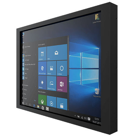 Moniteur pour affichage - R21L100-CHM1 - Winmate, Inc. - à écran tactile résistif / 21.3" / 1600 x 1200