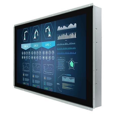 Moniteur à technologie capacitive projetée - W24L100-POA2 - Winmate, Inc. - à écran tactile multi-points / industriel / 24"