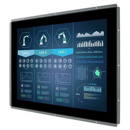 Moniteur LCD - R17L100-POM1 - Winmate, Inc. - à technologie capacitive projetée / à écran tactile capacitif PCAP / à écran tactile multitouche