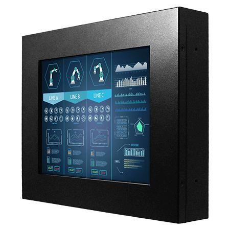 Moniteur tactile - R08T100-CHA1 - Winmate, Inc. - LCD / à écran tactile résistif / à écran tactile capacitif
