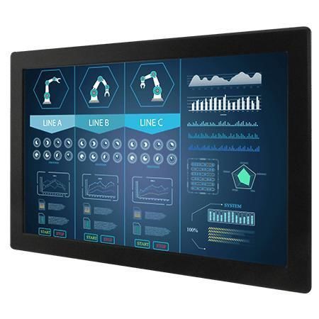 Moniteur IPS LCD - W24L100-IPS1 - Winmate, Inc. - à écran tactile résistif / industriel / pour usage extérieur