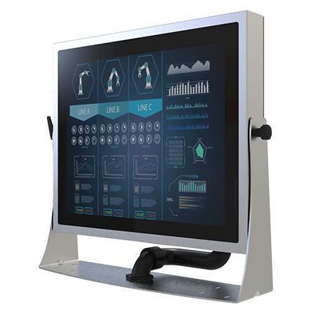 Moniteur à technologie capacitive projetée - R19L100-SPM169-P1 - Winmate, Inc. - à écran tactile multi-points / industriel / pour machines industrielles