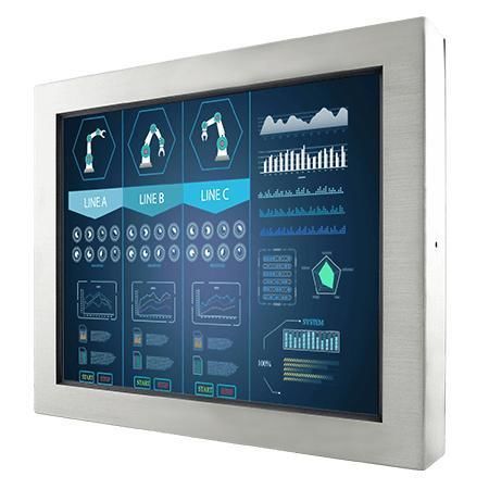 Moniteur tactile - R19L300-65M1 - Winmate, Inc. - à écran tactile résistif / pour machines industrielles / pour affichage