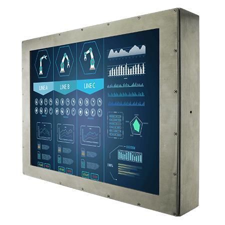 Moniteur LCD - R19L300-67M1ST - Winmate, Inc. - à écran tactile résistif / industriel / pour applications chimiques