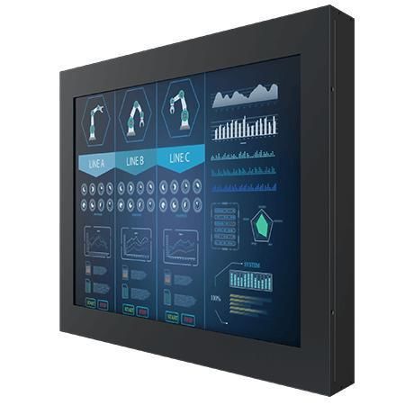 Moniteur à écran tactile résistif - R17L100-CHA1OD - Winmate, Inc. - pour usage extérieur / pour machines industrielles / pour affichage