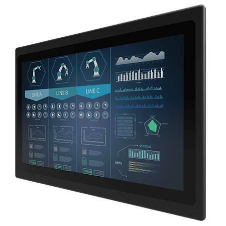 Moniteur tactile - W22L100-EHB1OD - Winmate, Inc. - à écran tactile multi-points / à technologie capacitive projetée / à écran tactile capacitif PCAP