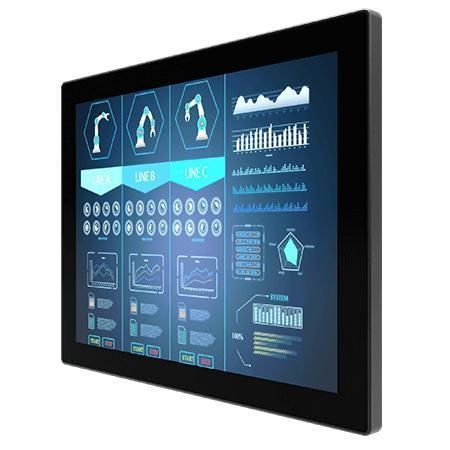 Moniteur LCD - R19L100-GCA3OD - Winmate, Inc. - à écran tactile multi-points / à technologie capacitive projetée / industriel