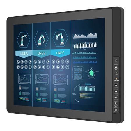 Moniteur LCD - R15L100-VMC3-P(HB) - Winmate, Inc. - à écran tactile multi-points / à technologie capacitive projetée / à écran tactile résistif à 5 fils