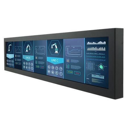 Moniteur LCD - W28L100-CHA2 - Winmate, Inc. - d'affichage dynamique / pour affichage / pour véhicule