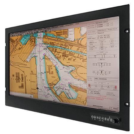 Moniteur avec écran tactile - W24L100-MRA1 - Winmate, Inc. - à écran tactile résistif / marin / 24"