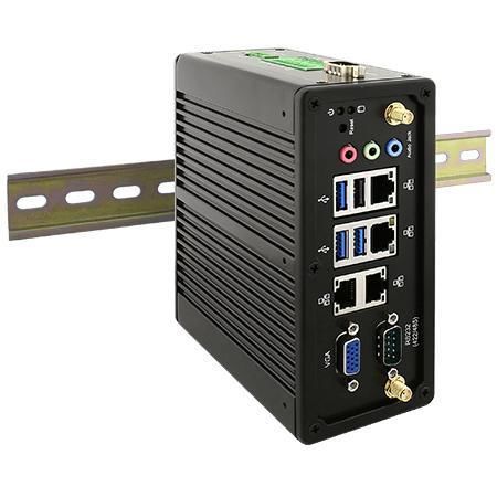 PC box - IBDRW100-EX-P - Winmate, Inc. - sur rail DIN / Intel® Atom x7-E3950 / Intel® Apollo Lake E3950