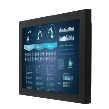 Moniteur TFT - R12L600-CHM2TR - Winmate, Inc. - à écran tactile résistif / industriel / pour machines industrielles