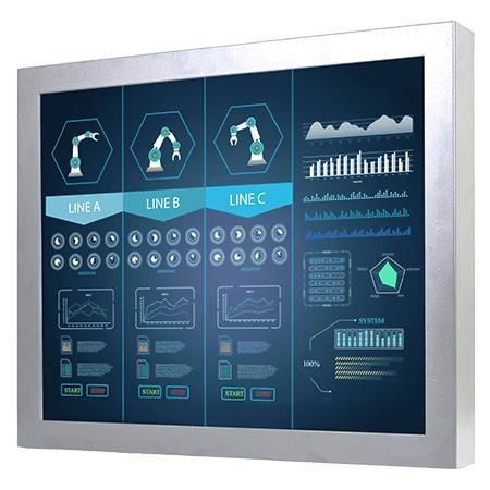 Moniteur TFT-LCD - R17L500-CHA1WT - Winmate, Inc. - à écran tactile résistif / industriel / 17"