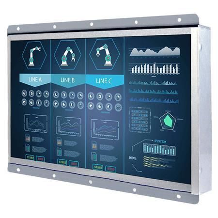 Moniteur à écran tactile résistif - W12L100-OFM9HB - Winmate, Inc. - industriel / pour affichage / d'affichage dynamique