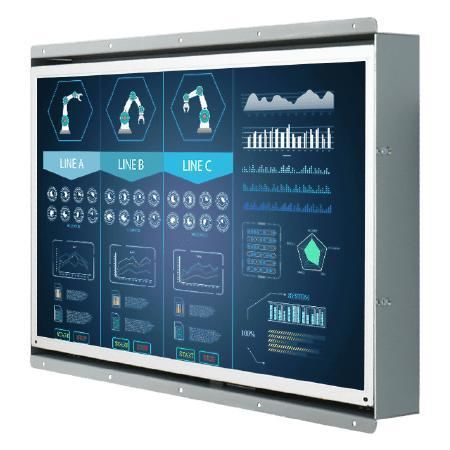 Moniteur LCD - W15L100-OFA2HB - Winmate, Inc. - à écran tactile résistif / d'affichage dynamique / pour machines industrielles