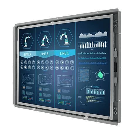 Moniteur à écran tactile résistif - R19L300-OFA1 - Winmate, Inc. - pour machines industrielles / pour interface HMI / 19"