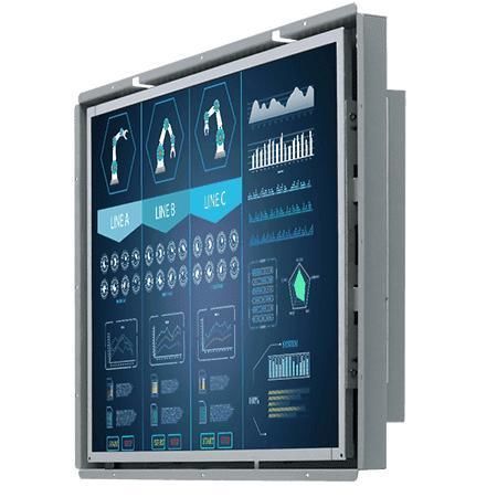 Moniteur LCD - R19L300-OFM1 - Winmate, Inc. - à écran tactile résistif / d'affichage dynamique / pour interface HMI