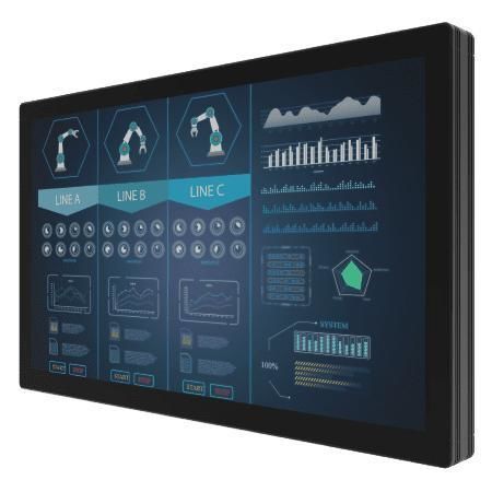 Moniteur à écran tactile multi-points - W27L100-PCA1 - Winmate, Inc. - à technologie capacitive projetée / IPS LCD / industriel