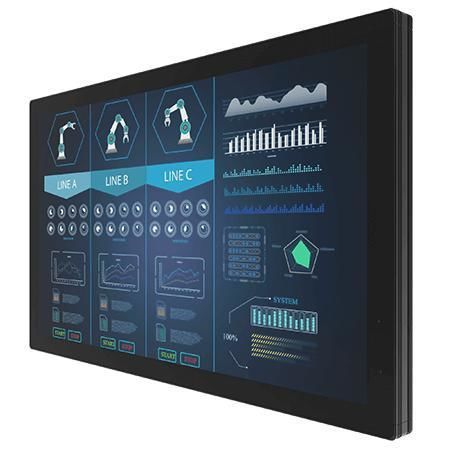 Moniteur à écran tactile multi-points - W43L100-PCA3 - Winmate, Inc. - à écran tactile capacitif PCAP / industriel / d'affichage dynamique