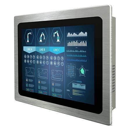 Moniteur LCD - R08L200-PPU1 - Winmate, Inc. - à écran tactile multitouche / à écran tactile capacitif PCAP / pour affichage
